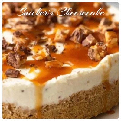 Snicker’s Cheesecake 10 Inch 