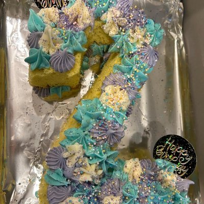Number Cake (single & double digits) 