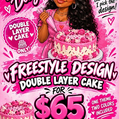 DOUBLE LAYER CAKE SALE