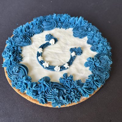 9in Colts Cookie Cake