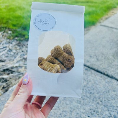 Organic Peanut Butter & Oat Dog Cookies - 12 pack