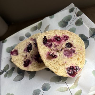 6 Blueberry Bagels