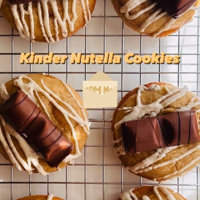 Kinder Nutella Cookies