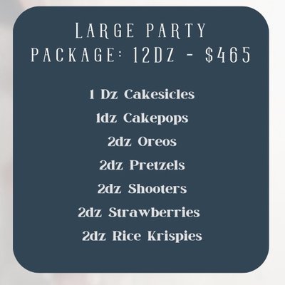 Large Party Package - 12 Dozen