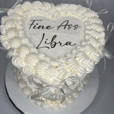 Standard 6” Heart Cake 
