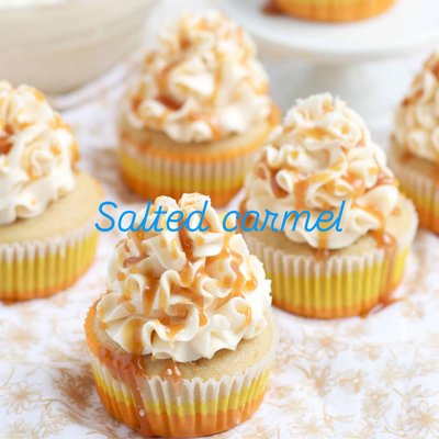 Salted Carmel Cupcakes 