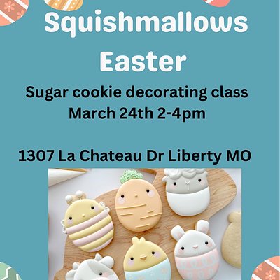 Easter Squishmallows Cookie Decorating Class
