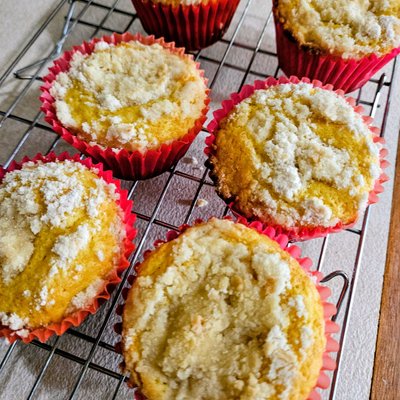 Lemon Crumb Muffins (6 Jumbo)