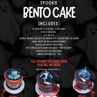 Spooky Bento Cake