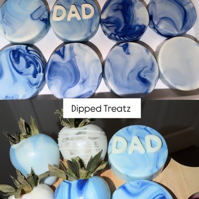 Mini Fathers Day Box $33 1/2 Dz Berries + 3 Oreos 
