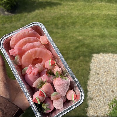 Medium Sized Candy Fruit Tray 