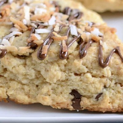 Chocolate Coconut Scone (4) 