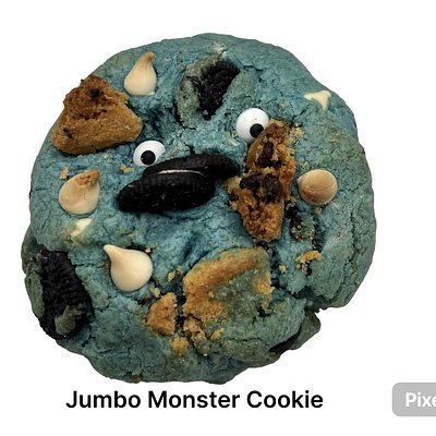 NON-STUFFED  COOKIE MONSTER COOKIE