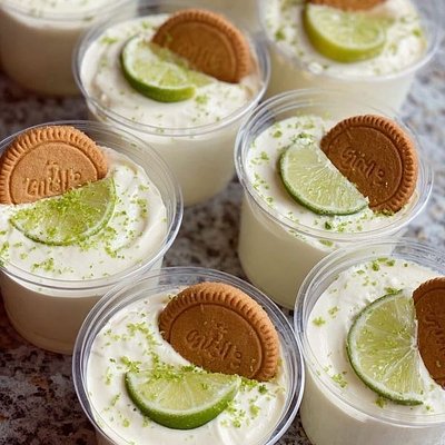 Carlota De Limon 🍋‍🟩 (key Lime Pie Dessert Cups)