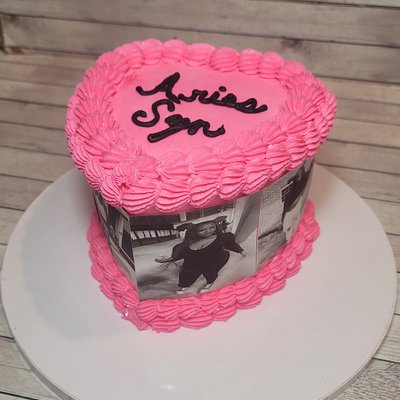 6 Inch Heart Shaped Cake 