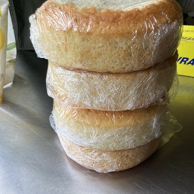 6x2 Almond Cake Layer