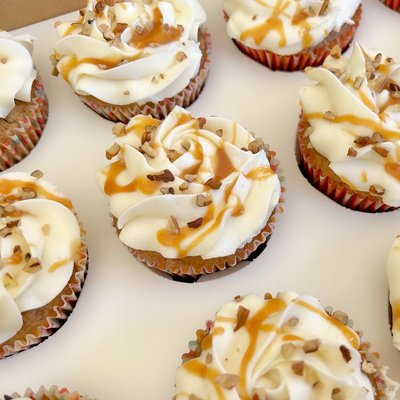 Butter Pecan Cupcakes 