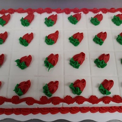 Wedding Sheet Cake- 24 Servings 