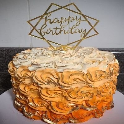 6in Cake- Up To 12 Servings.