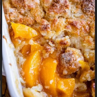 peach cobbler