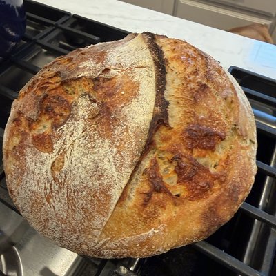 Rosemary Asiago Sourdough Bread