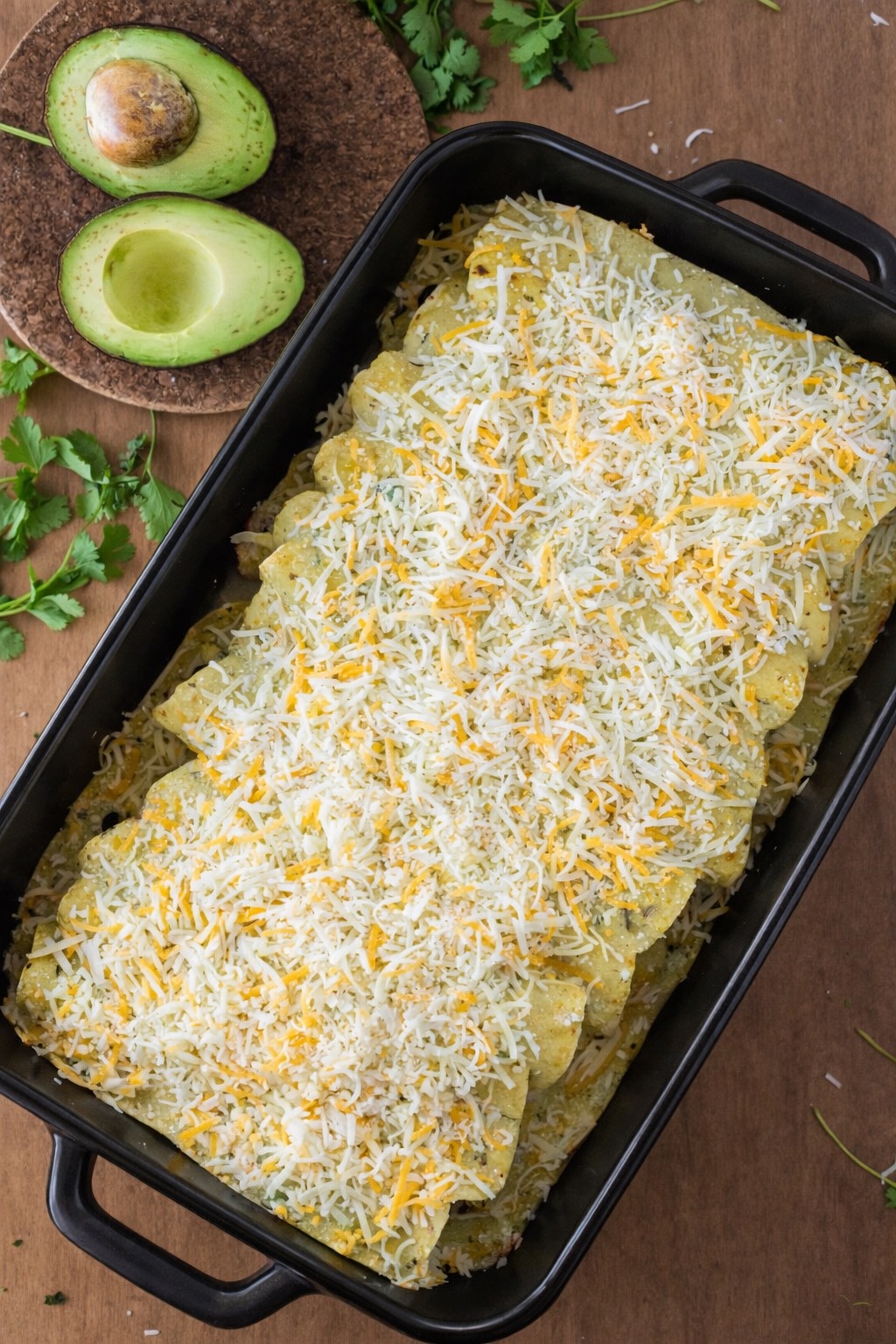 Rolled Enchiladas Verdes 9x13 Pan