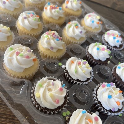 Mini Vanilla Cupcakes