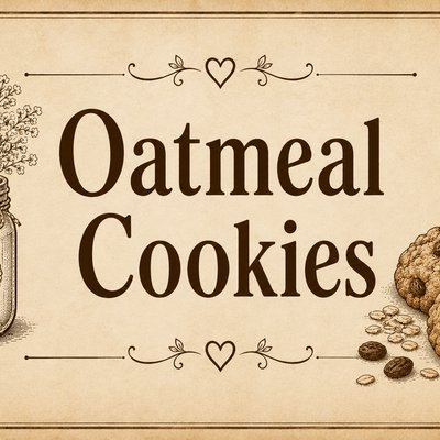 Oatmeal Raisin Cookies 