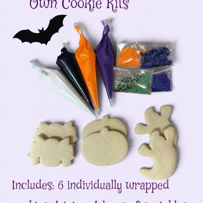 Halloween Cookie Kit 6 Cookies