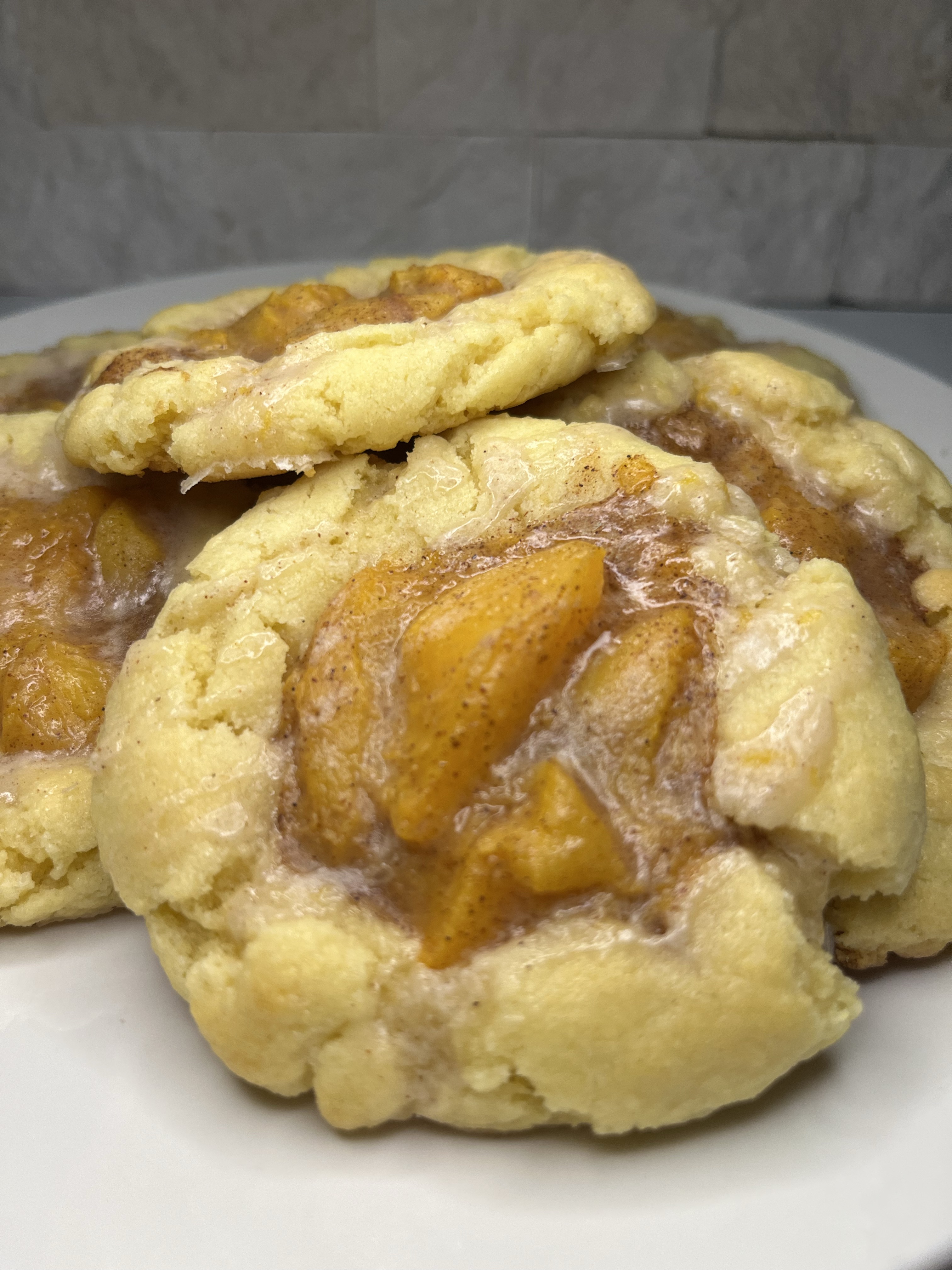 Peach Cobbler Cookies 🍑 
