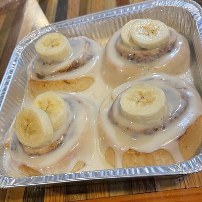 4 Pack Of Banana Bread Rolls 🍌🍞