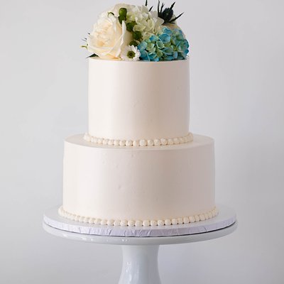 2 Tier Custom Round Cake 6inch and 9inch (Feeds 