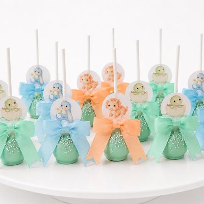 “Upside Down” Cake Pops
