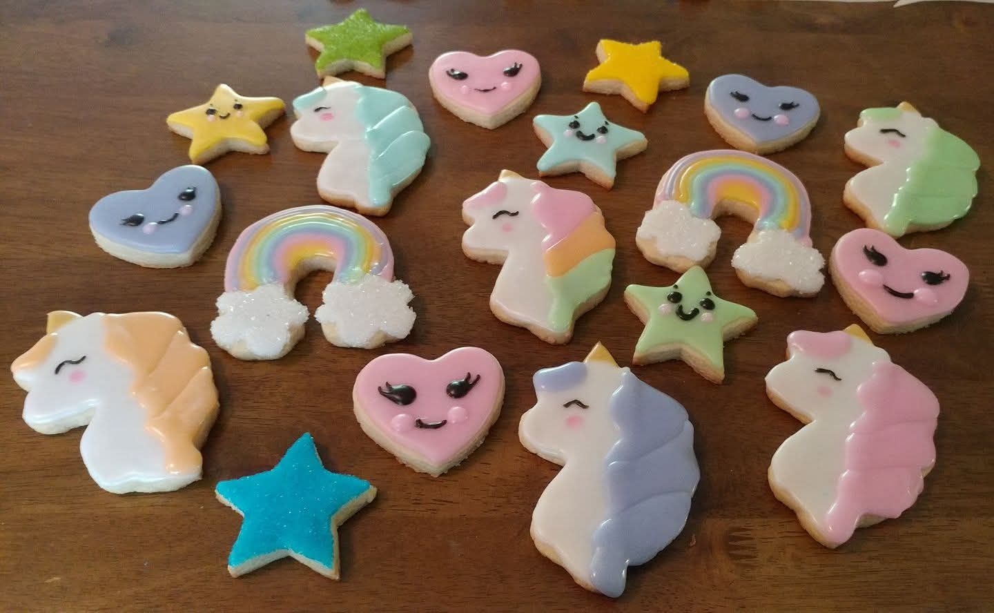 Unicorns & Rainbows Sugar Cookies