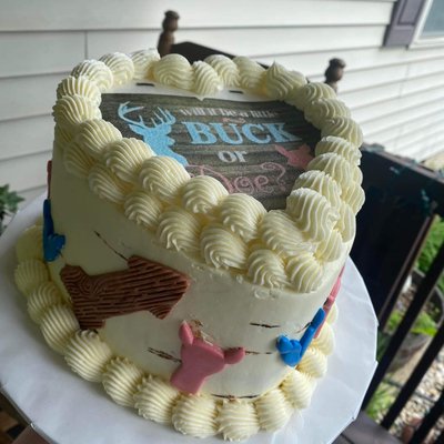 8inch Cake Feeds 12-20 