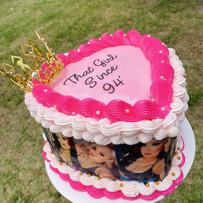 Heart Cake ( Edible Pictures )