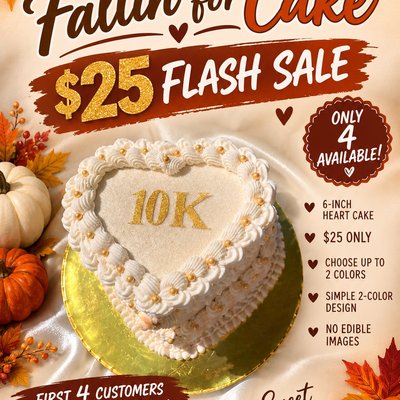 $25 Cake Sale
