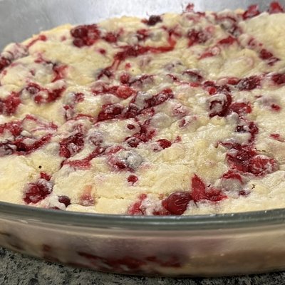 Buttery Cranberry Cake