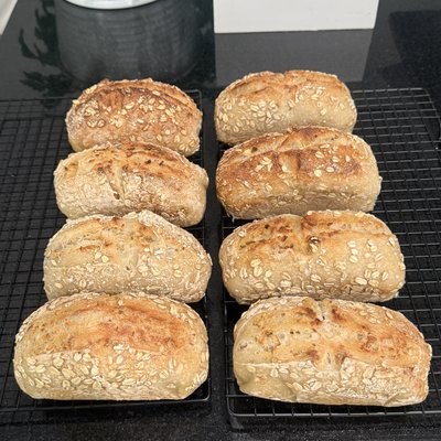 Oats and Orange Blossom Honey Sourdough Loaf