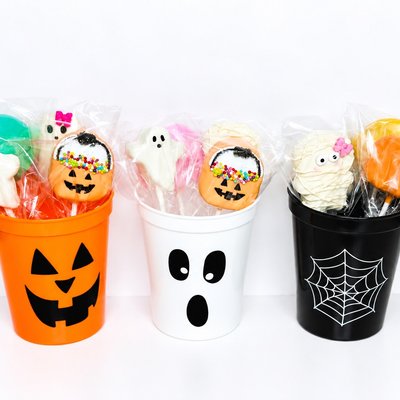 Halloween Cake Pop Cup