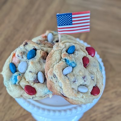 Red, White, and Blue M&M 🎆