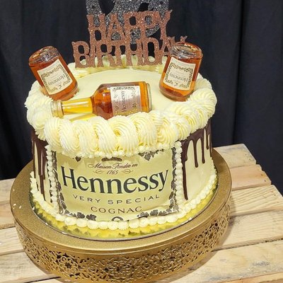8in Round WITH alcohol 