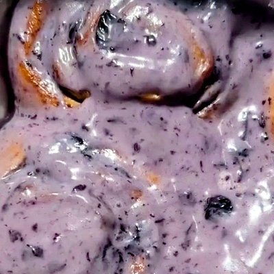 Organic Sourdough Blueberry Sweet Rolls ( Long Fermented At Least 18 HOURS) ORIGINAL RECIPE CREATION 