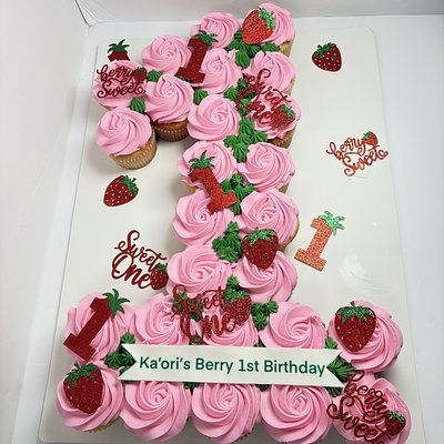 24ct Cupcake Cake (Numbers, Letters, Etc)