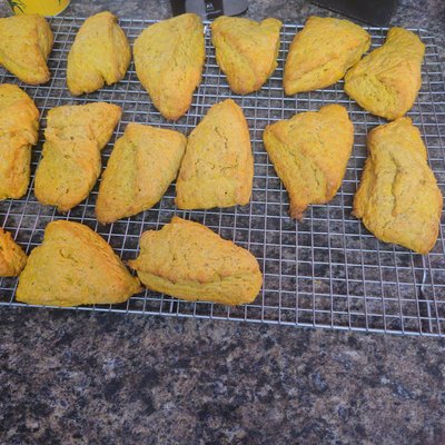 4 Pumpkin Scones