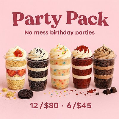 Layered Cake Cups Party Pack 