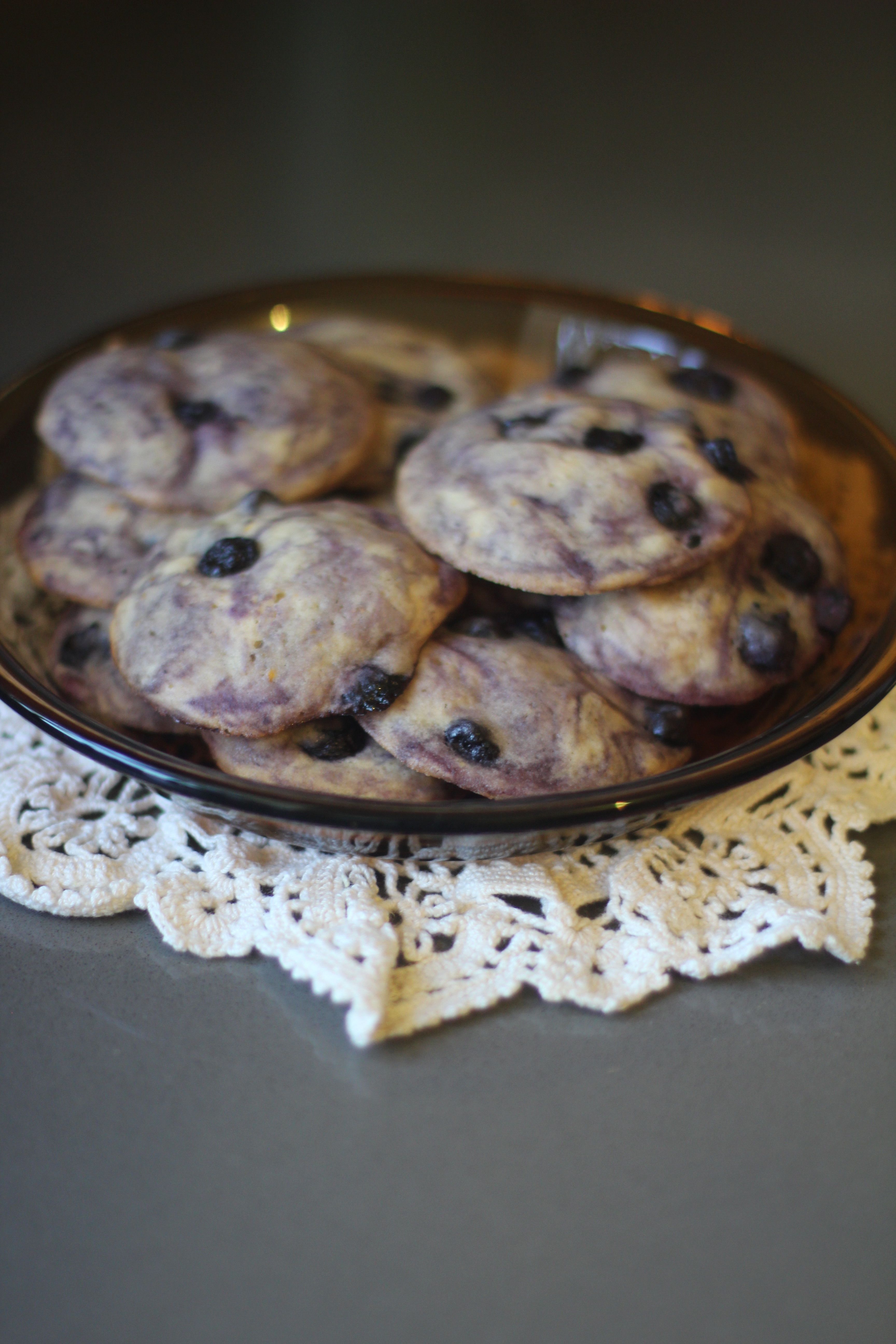 blueberry lemon muffin tops