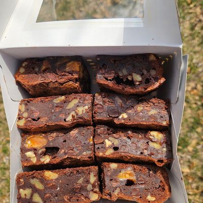 Turtle Pecan Brownies 