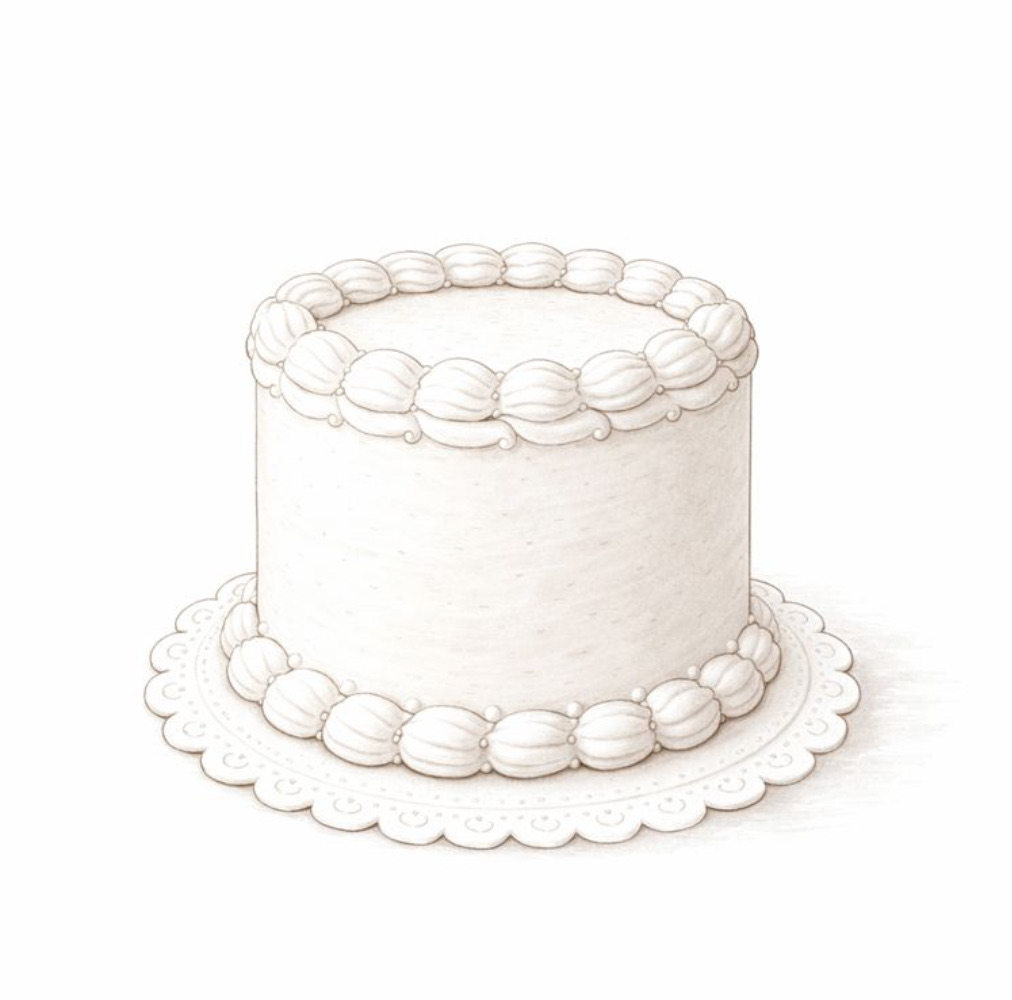 4” Smash Cake For Baby (2-layers)