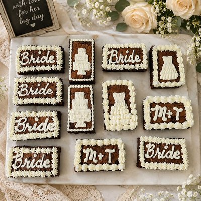 Decorated Brownies